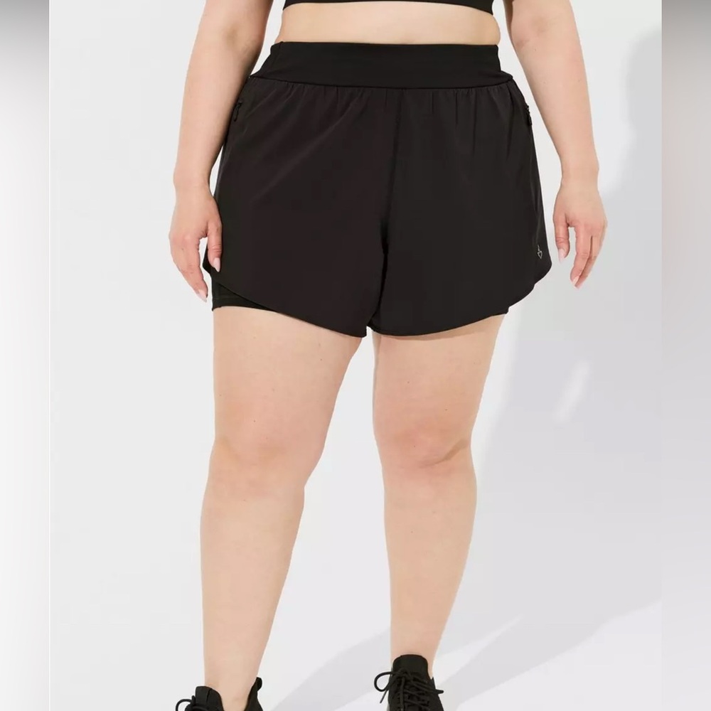Torrid active short with bike short under